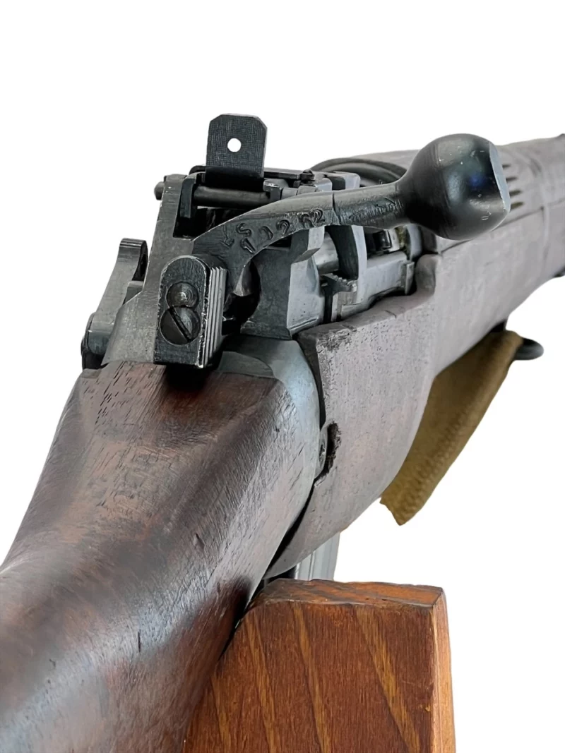 Navy Arms Enfield #4 Mk 1* .303 World War II French Resistance 1944 Dated "BS" and "PP" marked matching serial number bolt PP 0091 - Image 15