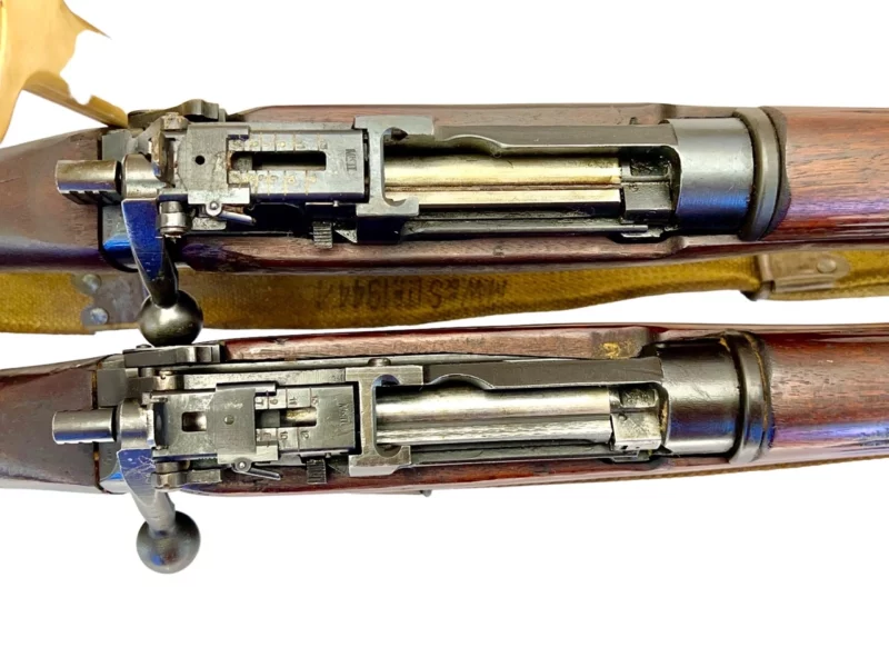 Navy Arms Enfield #4 Mk 1 .303 World War II French Resistance 1944 Dated consecutive serial numbered pair matching serial number bolt 34645 & 34646 - Image 14