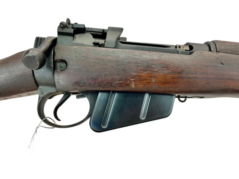 Navy Arms Enfield #4 Mk 1* .303 World War II French Resistance1944 Dated "BS" and "PP" marked non-matching serial number bolt PP 0619 - Image 12