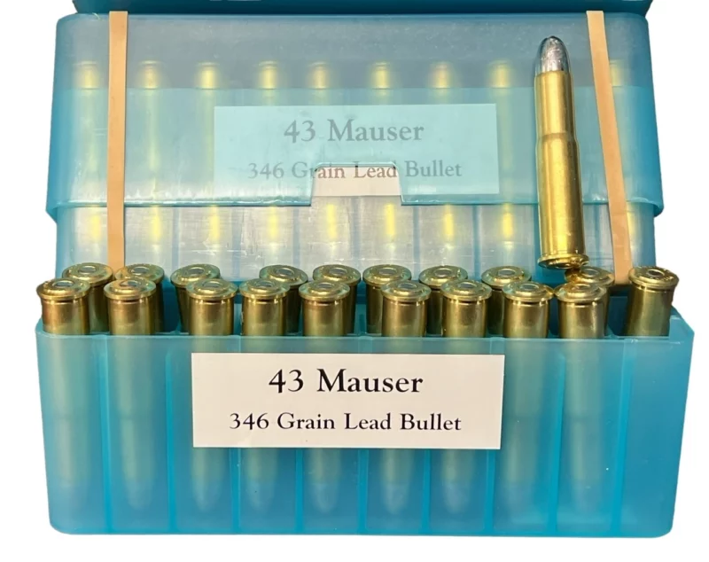 .43 Mauser 346gr. Lead, 20rds