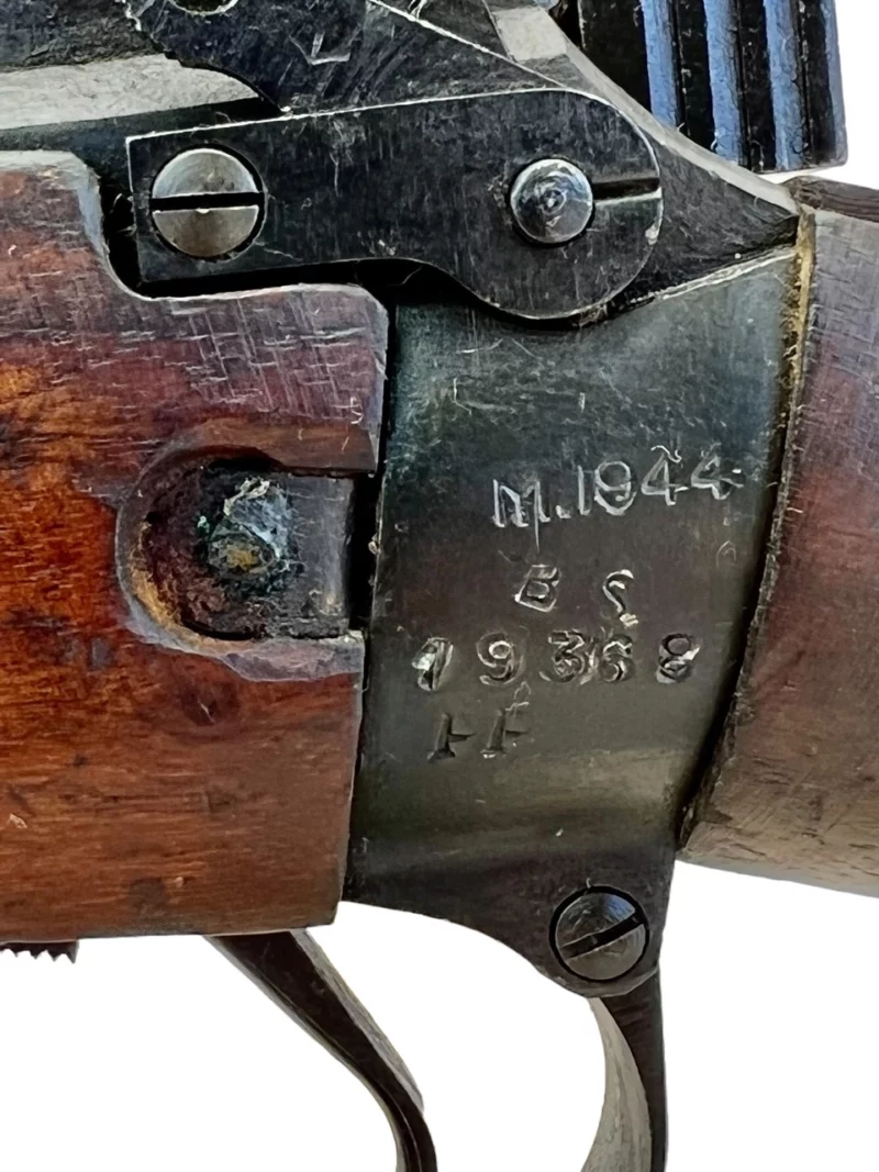 Navy Arms Enfield #4 Mk 1* .303 World War II French Resistance 1944 Dated "BS" and "PP" marked matching serial number bolt PP 1752 - Image 22