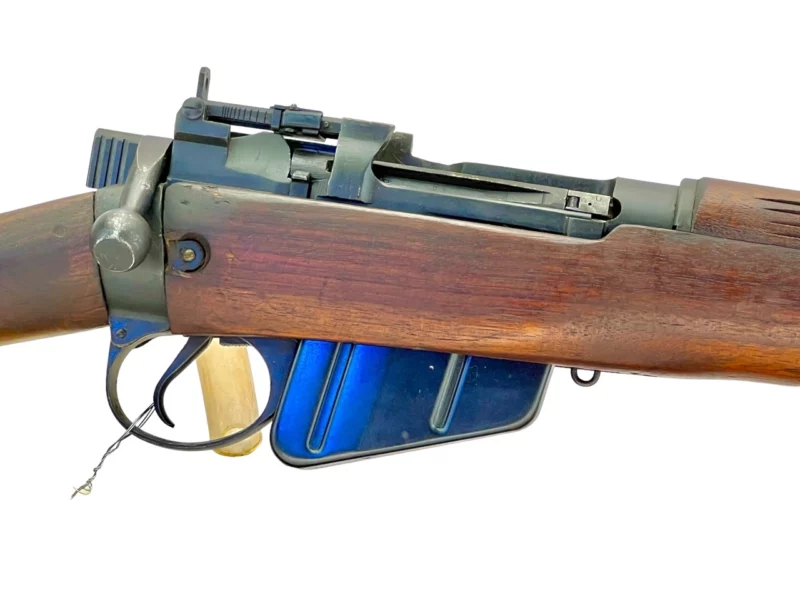 Navy Arms Enfield #4 Mk 1* .303 World War II French Resistance1944 Dated "BS" marked matching serial number bolt PP 1514 - Image 13