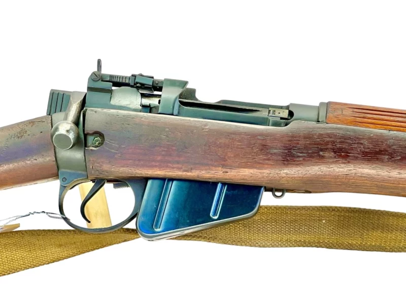 Navy Arms Enfield #4 Mk 1* .303 World War II French Resistance 1944 Dated "BS" marked matching serial number bolt PP 1622 - Image 11