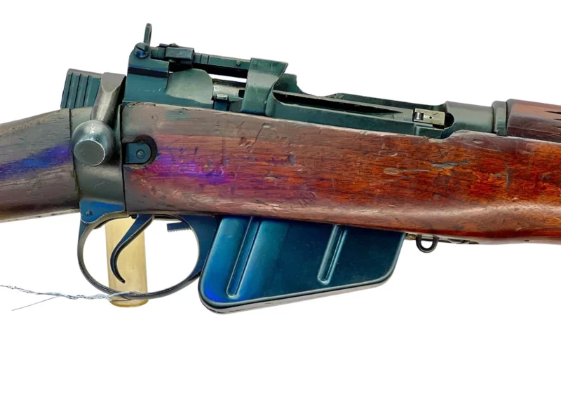 Navy Arms Enfield #4 Mk 1* .303 World War II French Resistance 1944 Dated "BS" and "PP" marked matching serial number bolt PP 0484 - Image 13