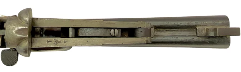 Belgium 410 side by side shotgun external hammer, fold-over “poacher’s gun” 35819 - Image 7
