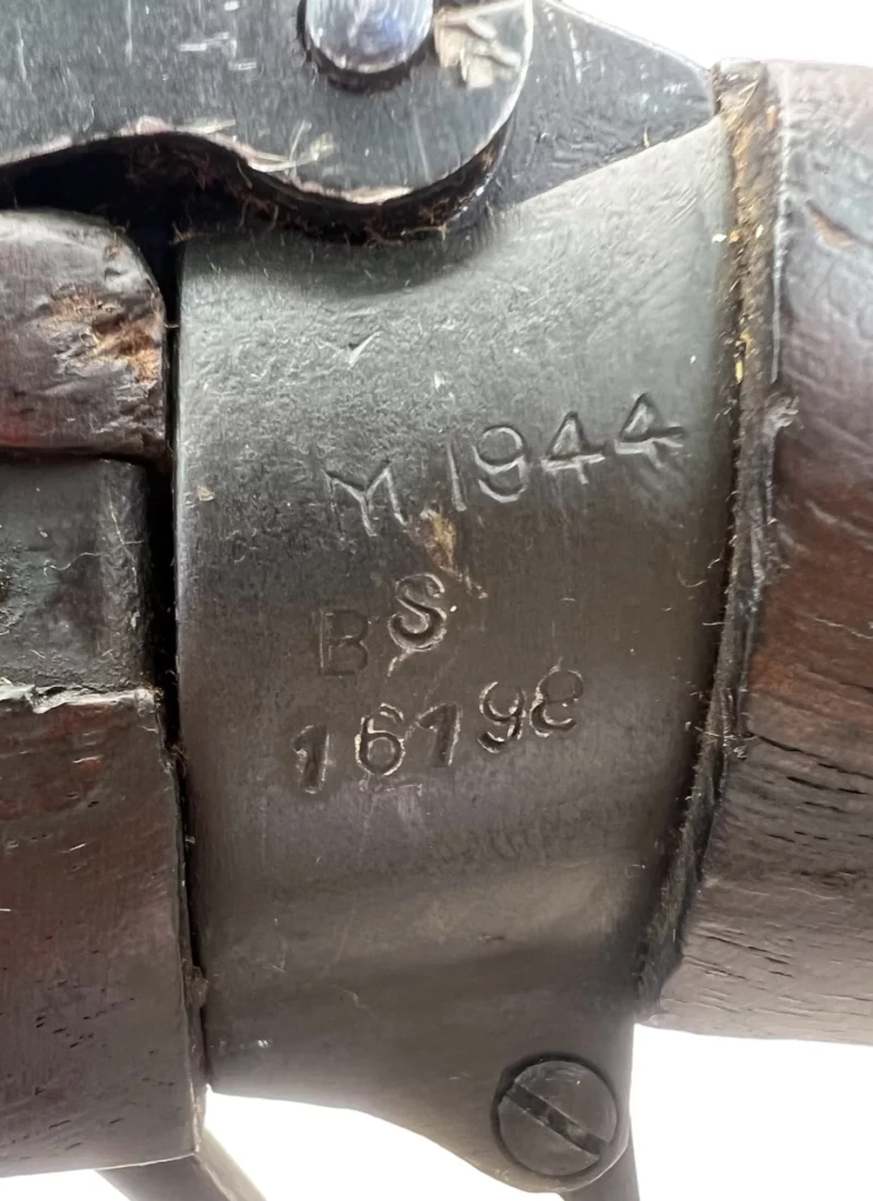 Navy Arms Enfield #4 Mk 1* .303 World War II French Resistance1944 Dated "BS" marked matching serial number bolt PP 1871 - Image 22
