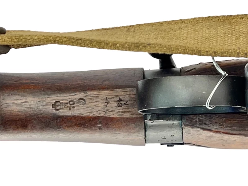 Navy Arms Enfield #4 Mk 1* .303 World War II French Resistance 1944 Dated "BS" and "PP" marked matching serial number bolt PP 1475 - Image 17