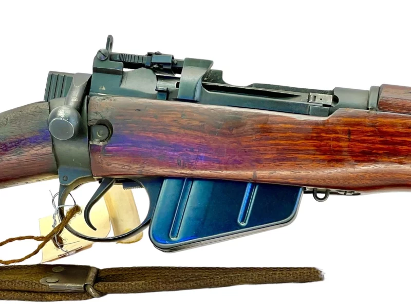 Navy Arms Enfield #4 Mk 1* .303 World War II French Resistance 1944 Dated "BS" and "PP" marked matching serial number bolt PP 0360 - Image 11