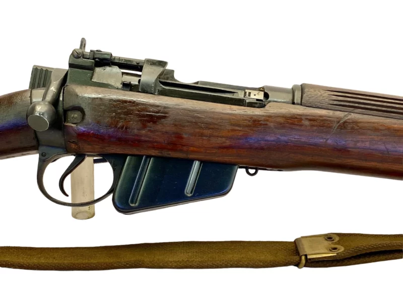 Navy Arms Enfield #4 Mk 1* .303 World War II French Resistance 1944 Dated "BS" marked matching serial number bolt PP0081 - Image 14