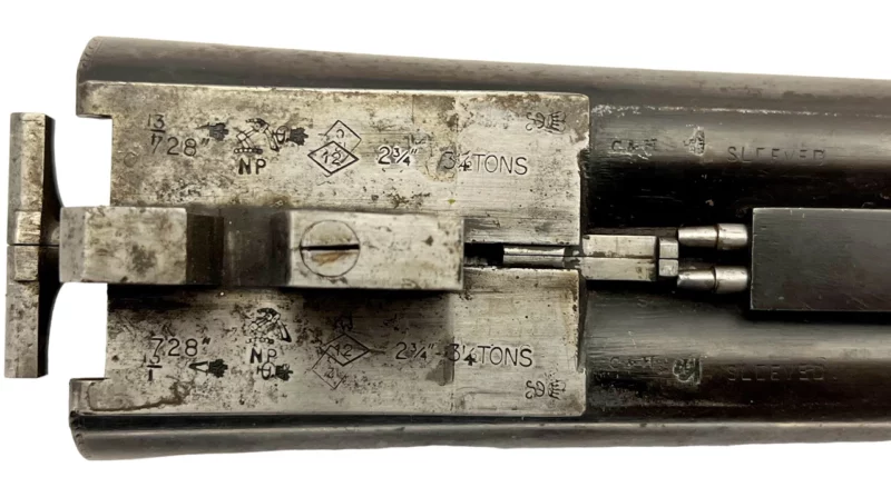 British Cogswell & Harrison side by side 12ga shotgun - Image 15
