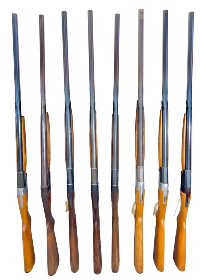 Italian single shot fold over shotguns 12ga. Various makers - Image 2