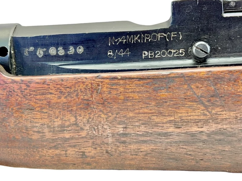 Navy Arms Enfield #4 Mk 1 .303 World War II French Resistance,1944 date , ROF(F) with zinc buttplate, non-matching bolt PP 0590 - Image 19