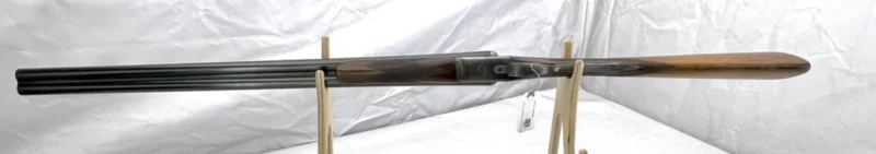 side by side 12ga shotgun British W. Cox and Sons Extractor Boxlock SN 2025 - Image 6