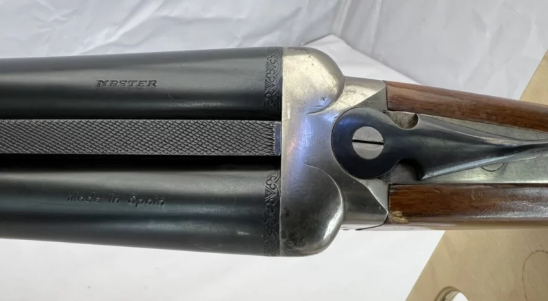 side by side 12ga shotgun Spanish Master Boxlock SN 134780 - Image 6