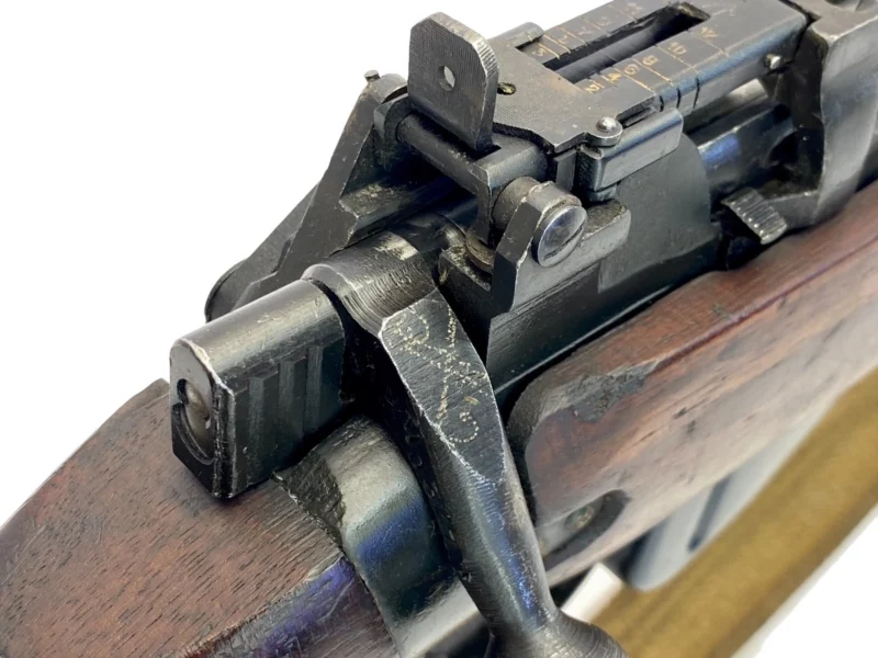 Navy Arms Enfield #4 Mk 1* .303 World War II French Resistance 1944 Dated "BT" marked matching serial number bolt PP 1608 - Image 23