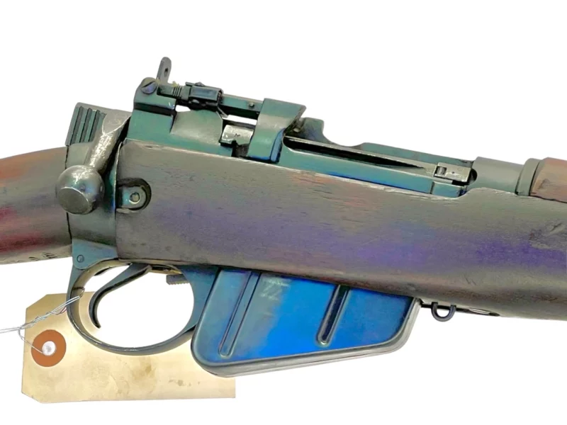 Navy Arms Enfield #4 Mk 1* .303 World War II French Resistance 1944 Dated "BS" marked matching serial number bolt PP 1135 - Image 11