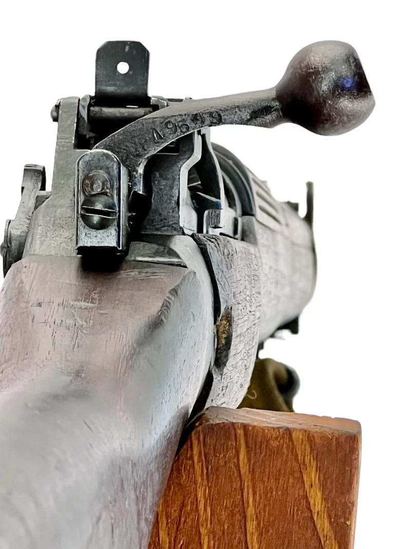Navy Arms Enfield #4 Mk 1* .303 World War II French Resistance 1944 Dated "BS" marked matching serial number bolt PP 1832 - Image 17