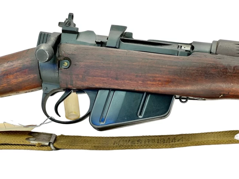 Navy Arms Enfield #4 Mk 1* .303 World War II French Resistance 1944 Dated "BS" and "PP" marked matching serial number bolt PP 0092 - Image 13