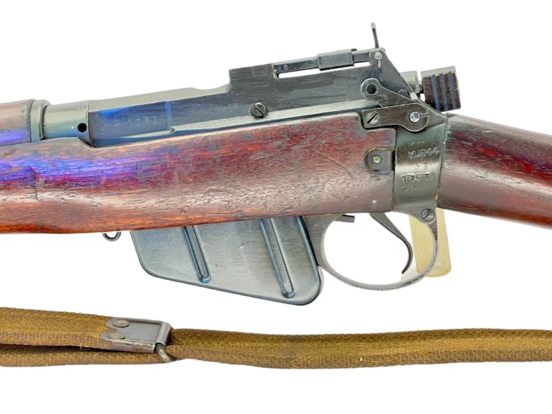 Navy Arms Enfield #4 Mk 1* .303 World War II French Resistance 1944 Dated "BS" and "PP" marked matching serial number bolt PP 0372 - Image 20