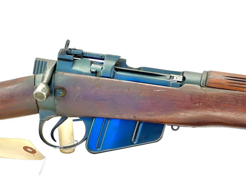 Navy Arms Enfield #4 Mk 1* .303 World War II French Resistance 1944 Dated "BS" marked matching serial number bolt PP 1609 - Image 11