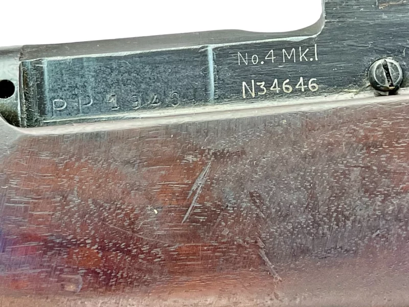 Navy Arms Enfield #4 Mk 1 .303 World War II French Resistance 1944 Dated consecutive serial numbered pair matching serial number bolt 34645 & 34646 - Image 24