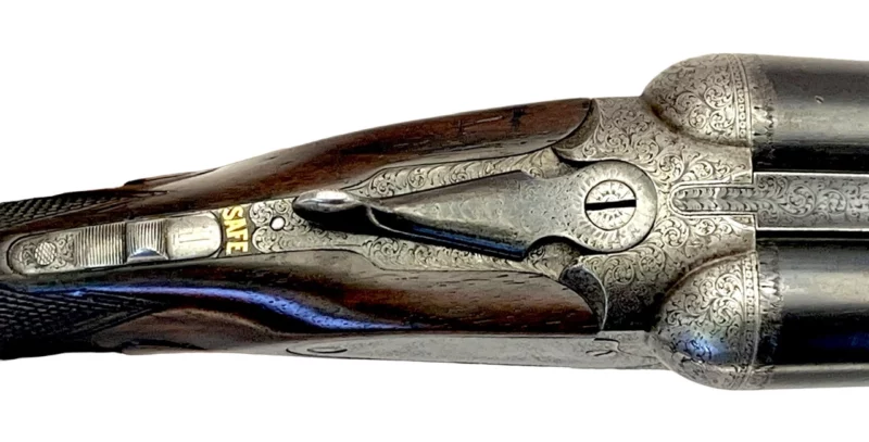 British Cogswell & Harrison sidelock side by side 12ga shotgun - Image 6