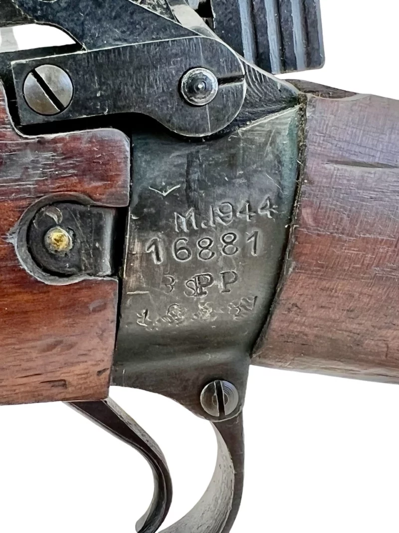 Navy Arms Enfield #4 Mk 1* .303 World War II French Resistance 1944 Dated "BS" and "PP" marked matching serial number bolt PP 0756 - Image 22