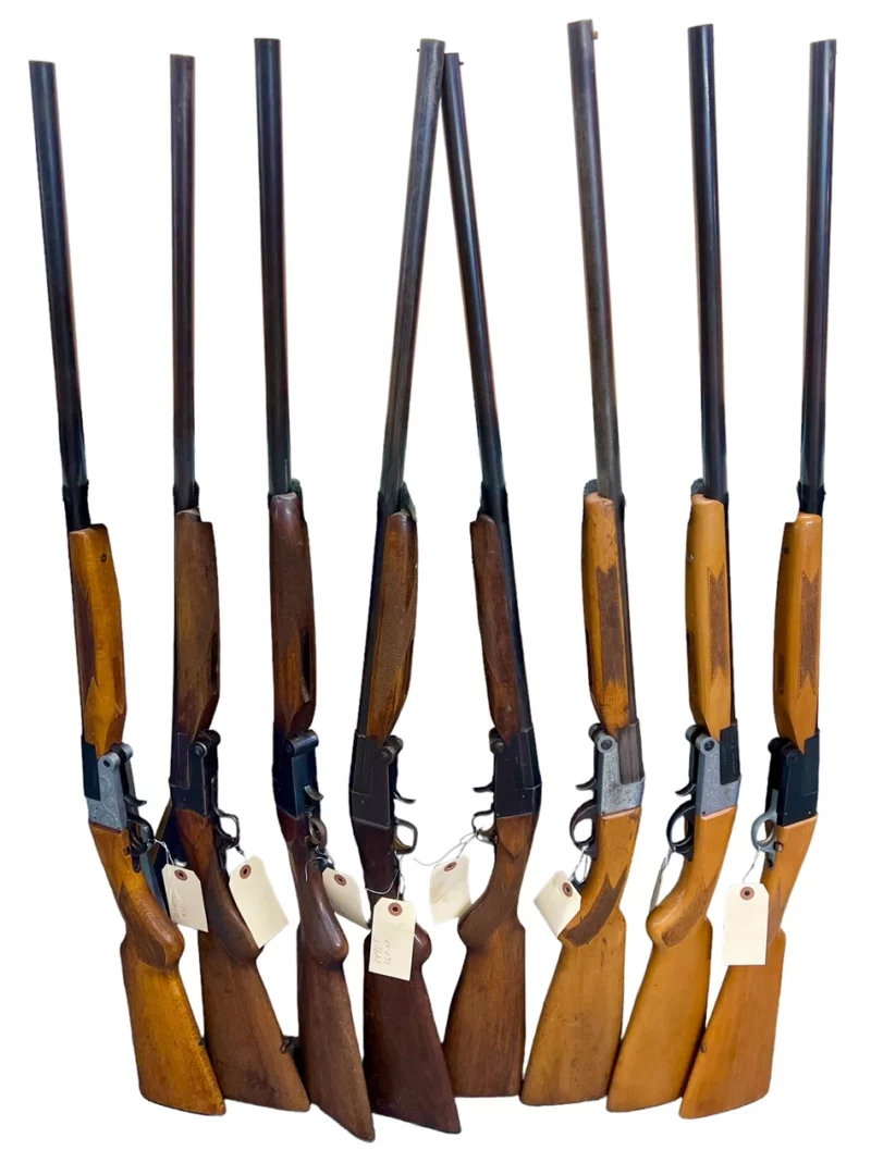 Italian single shot fold over shotguns 12ga. Various makers - Image 3