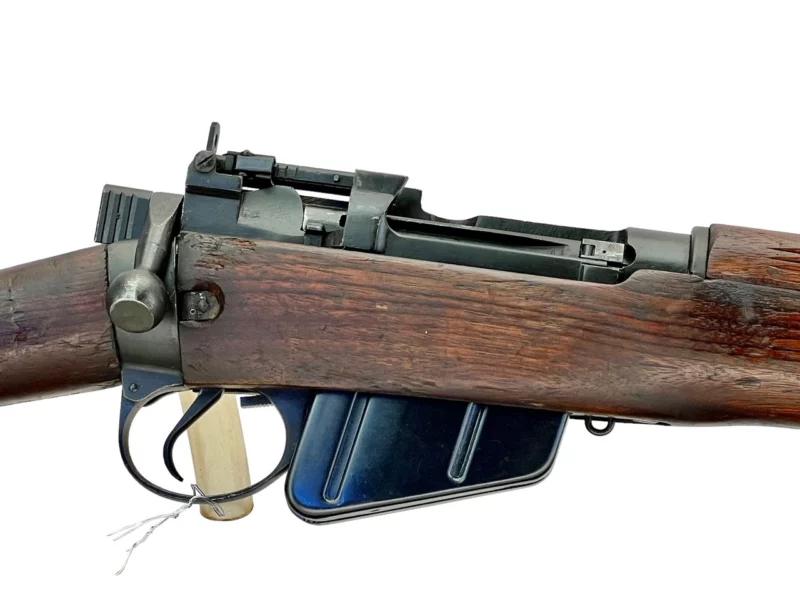 Navy Arms Enfield #4 Mk 1* .303 World War II French Resistance 1944 Dated "BS" marked matching serial number bolt PP 1634 - Image 11