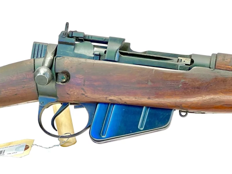 Navy Arms Enfield #4 Mk 1* .303 World War II French Resistance 1944 Dated "BS" and "PP" marked matching serial number bolt PP 1045 - Image 12
