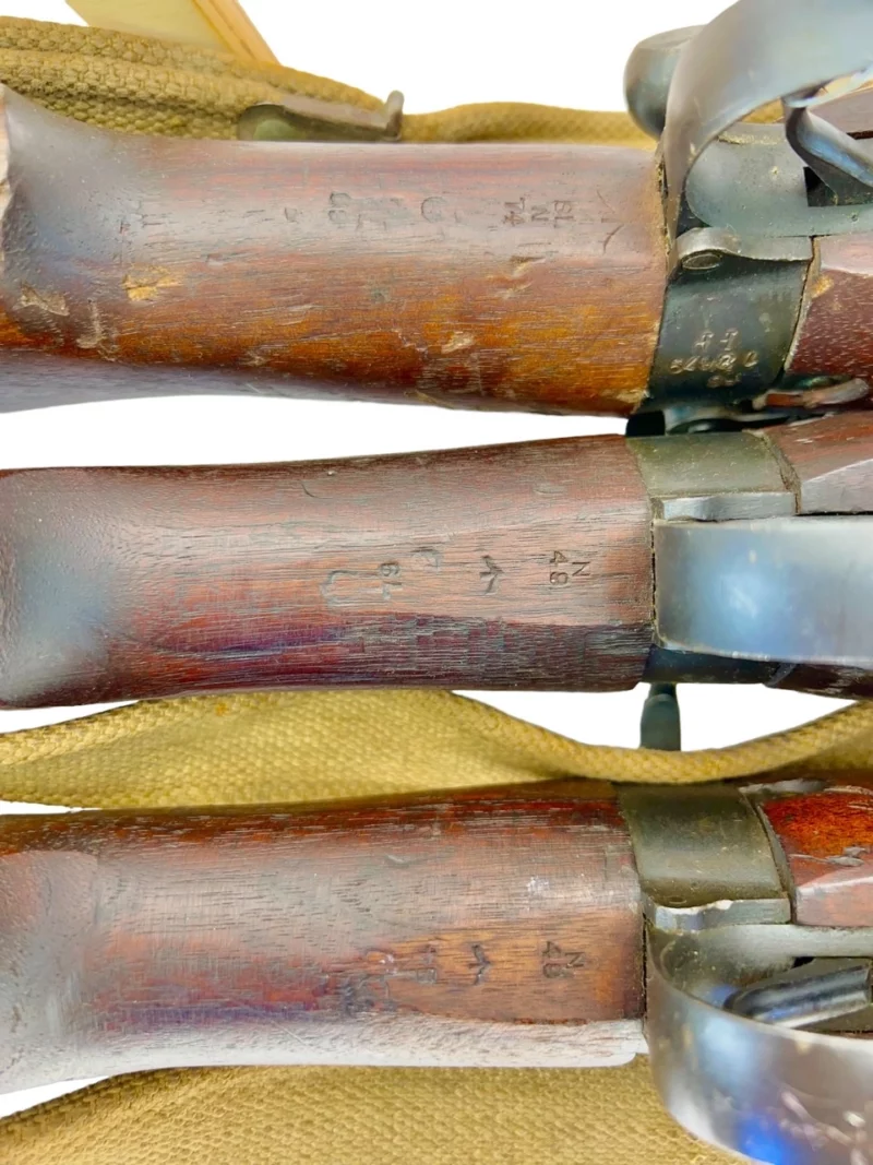 Navy Arms Enfield #4 Mk 1* .303 World War II French Resistance 1944 Dated "BS" and "PP" marked non-matching serial number bolt - Image 17