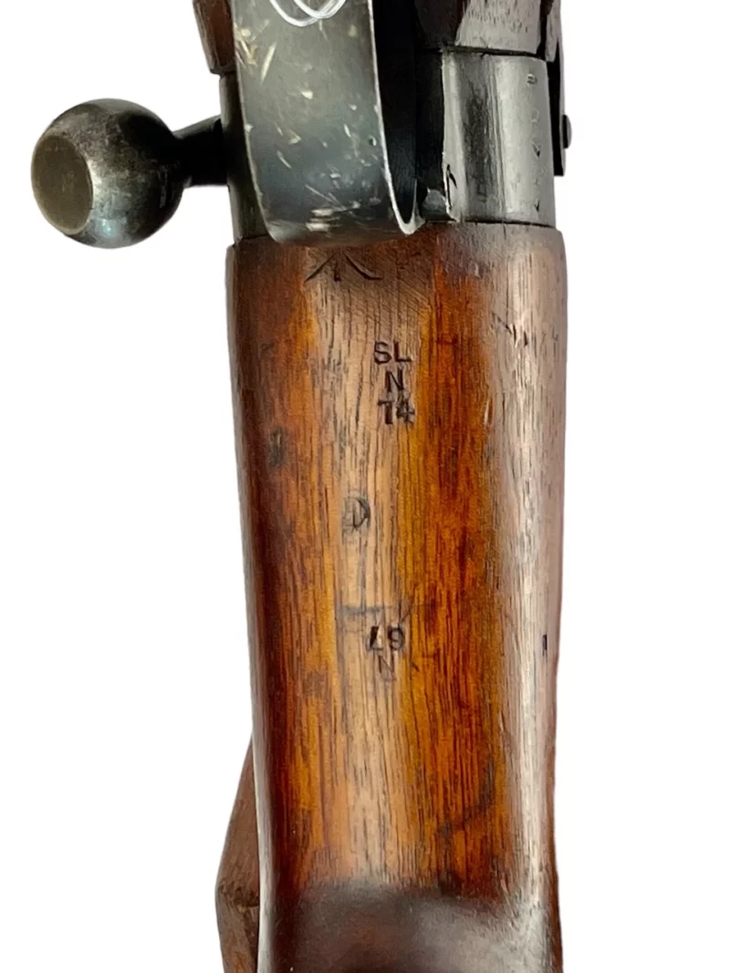 Navy Arms Enfield #4 Mk 1* .303 World War II French Resistance 1944 Dated "BS" marked matching serial number bolt PP 1342 - Image 20