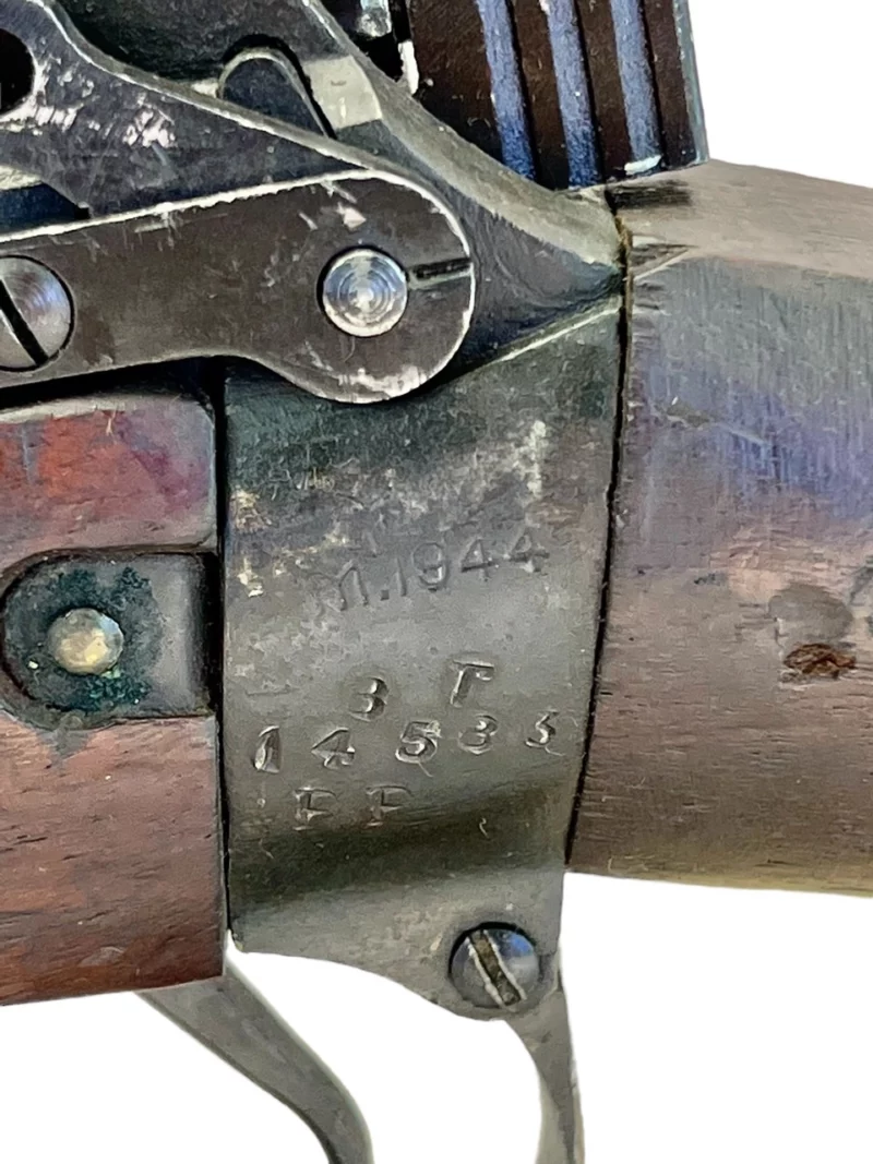 Navy Arms Enfield #4 Mk 1* .303 World War II French Resistance 1944 Dated "BT" and "PP" marked matching serial number bolt PP 1273 - Image 22