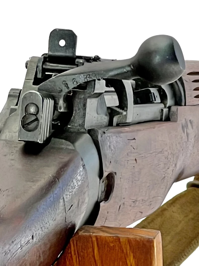 Navy Arms Enfield #4 Mk 1* .303 World War II French Resistance 1944 Dated "BS" marked matching serial number bolt PP 1036 - Image 17