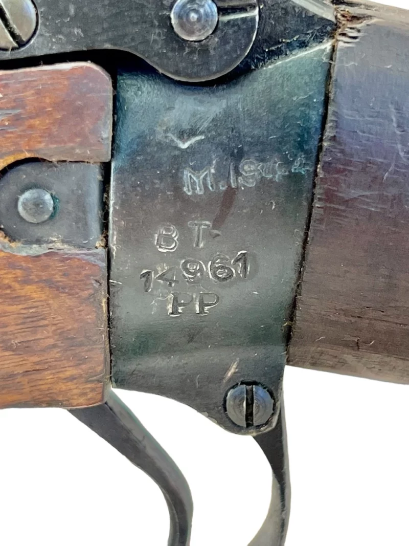 Navy Arms Enfield #4 Mk 1* .303 World War II French Resistance 1944 Dated "BT" and "PP" marked matching serial number bolt PP 1474 - Image 22