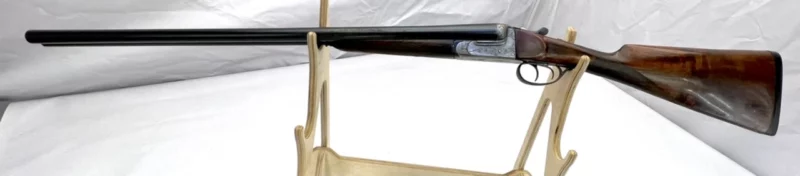 side by side 12ga shotgun Spanish Ejector Boxlock SN 13604 - Image 4