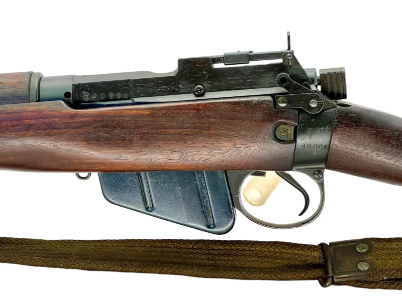 Navy Arms Enfield #4 Mk 1* .303 World War II French Resistance 1944 Dated "BT" and "PP" marked matching serial number bolt PP 0734 - Image 19
