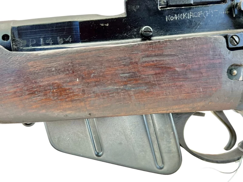 Navy Arms Enfield #4 Mk 1 .303 World War II French Resistance,1944 date "PP" marked, ROF(F) with matching bolt SN PP 1484 - Image 20