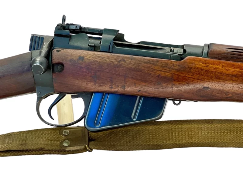 Navy Arms Enfield #4 Mk 1* .303 World War II French Resistance 1944 Dated "BS" and "PP" marked matching serial number bolt PP 1037 - Image 11