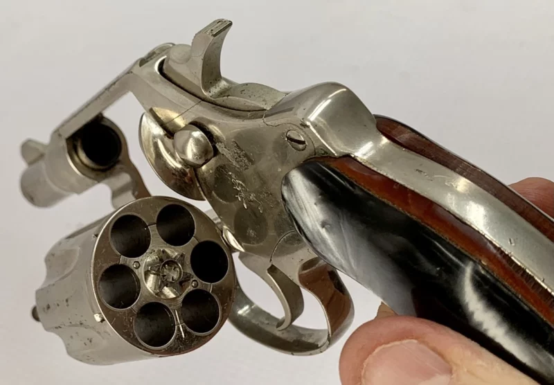 Colt Cobra revolver 2" factory nickel .38spl, 1971 manufacture - Image 8