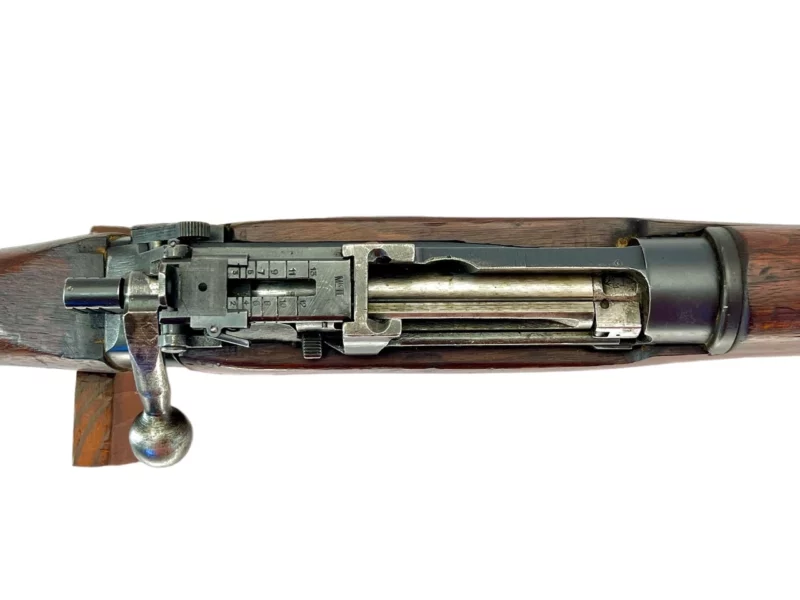 Navy Arms Enfield #4 Mk 1* .303 World War II French Resistance 1944 Dated "BT" and "PP" marked matching serial number bolt PP 0116 - Image 12