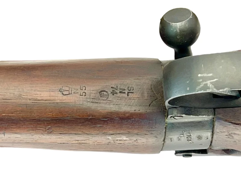Navy Arms Enfield #4 Mk 1* .303 World War II French Resistance1944 Dated "BS" and "PP" marked non-matching serial number bolt PP 1720 - Image 18