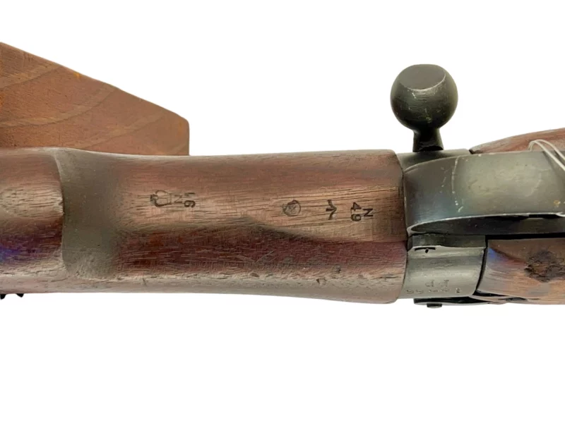 Navy Arms Enfield #4 Mk 1* .303 World War II French Resistance1944 Dated "BS" and "PP" marked non-matching serial number bolt PP 0605 - Image 16