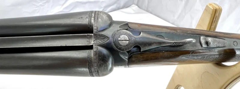 side by side 12ga shotgun Sabel Boxlock SN PG67335 - Image 7