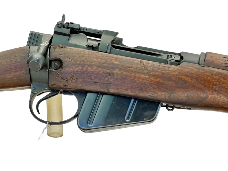 Navy Arms Enfield #4 Mk 1* .303 World War II French Resistance 1944 Dated "BS" and "PP" marked matching serial number bolt PP 1475 - Image 12