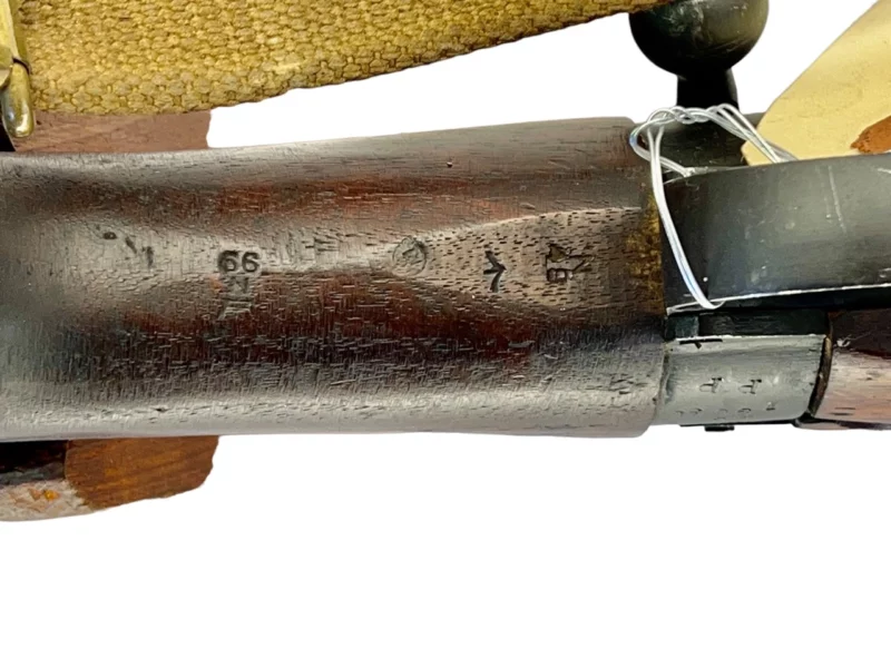 Navy Arms Enfield #4 Mk 1* .303 World War II French Resistance1944 Dated "BS" and "PP" marked non-matching serial number bolt PP 0126 - Image 18