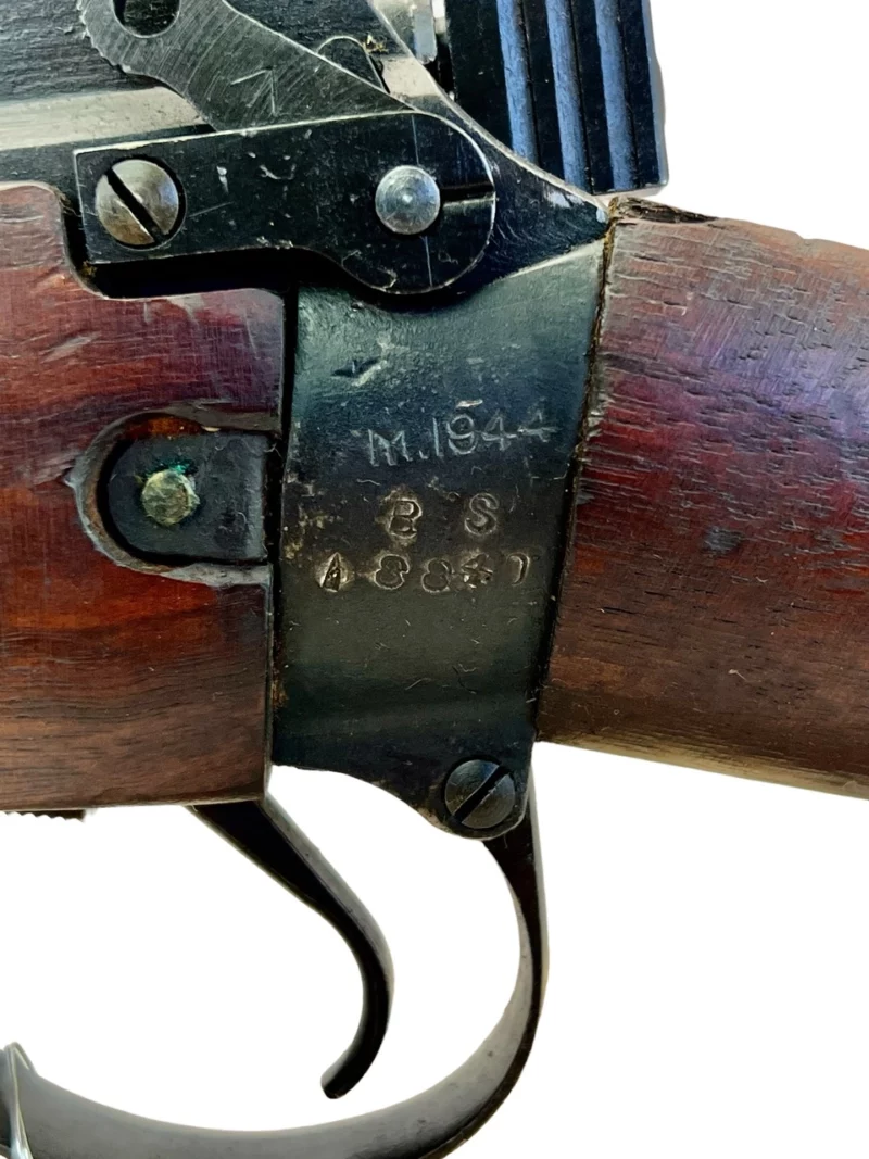 Navy Arms Enfield #4 Mk 1* .303 World War II French Resistance1944 Dated "BS" marked matching serial number bolt PP 0932 - Image 22