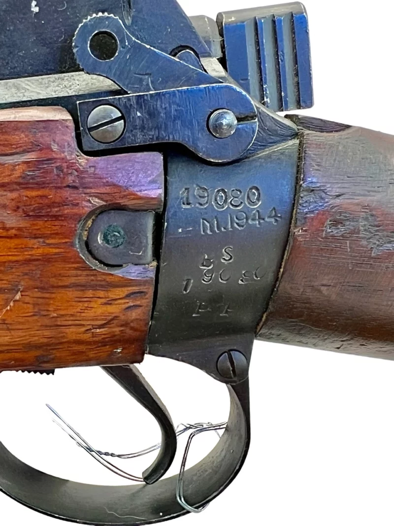 Navy Arms Enfield #4 Mk 1* .303 World War II French Resistance1944 Dated "BS" and "PP" marked non-matching serial number bolt PP 0126 - Image 23