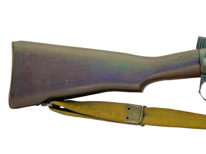 Navy Arms Enfield #4 Mk 1* .303 World War II French Resistance1944 Dated "BS" marked matching serial number bolt PP 1176 - Image 11