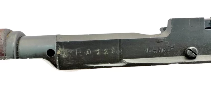Navy Arms Enfield #4 Mk 1* .303 World War II French Resistance1944 Dated "BS" and "PP" marked non-matching serial number bolt PP 0128 - Image 21